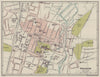 WINCHESTER town city plan. Hampshire 1920 old antique vintage map chart