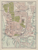 SOUTHAMPTON town city plan. Hampshire 1920 old antique vintage map chart