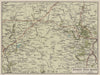 Dartmoor - South Section. Ashburton Widdecombe. Devon 1920 old antique map