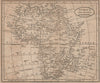 Africa from the best authorities by Richard Brookes 1812 old antique map chart