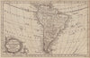 An accurate map of South America drawn from the Sieur Robert… ROLLOS 1766