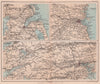 Dublin Belfast Queenstown Cork Killarney environs. Ireland. BARTHOLOMEW 1893 map