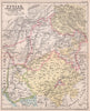 British India NW. Punjab Sindh Rajputana Kashmir Pakistan. BARTHOLOMEW 1893 map