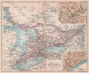 Ontario Province. Ottawa & Toronto environs. Canada. BARTHOLOMEW 1893 old map
