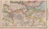 Forth & Clyde. Central Scotland. BARTHOLOMEW 1949 old vintage map plan chart