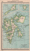 Spitsbergen (Svalbard). Jay Mayen. Bear Island. Norway. BARTHOLOMEW 1949 map