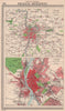 Prague & Budapest plans. Czechia Hungary. BARTHOLOMEW 1949 old vintage map
