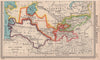 USSR Russian Turkistan Central Asia Turkmenistan Uzbekistan BARTHOLOMEW 1949 map