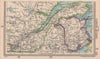 Canada Lower Quebec & New Brunswick. BARTHOLOMEW 1949 old vintage map chart