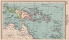 Melanesia. New Guinea Solomon Islands. New Caledonia. BARTHOLOMEW 1949 old map