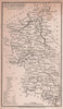Buckinghamshire antique copperplate county map by Benjamin Pitts Capper 1825