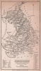 Cambridgeshire antique copperplate county map by Benjamin Pitts Capper 1825