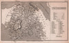 Devonshire antique copperplate county map by Benjamin Pitts Capper 1825