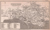 Dorsetshire antique copperplate county map by Benjamin Pitts Capper 1825