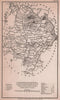 Huntingdonshire antique copperplate county map by Benjamin Pitts Capper 1825