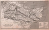 Kent antique copperplate county map by Benjamin Pitts Capper 1825 old