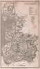 Lancashire antique copperplate county map by Benjamin Pitts Capper 1825
