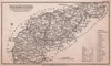Northamptonshire antique copperplate county map by Benjamin Pitts Capper 1825