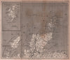 Northern Scotland antique copperplate county map by Benjamin Pitts Capper 1825