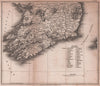 Southern Ireland antique copperplate map by Benjamin Pitts Capper 1825 old