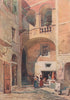 San Remo by Montgomery Carmichael. Italy 1904 old antique print picture