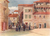 Pietrasanta by Alexander Murray. Italy 1904 old antique vintage print picture