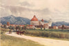 Pisa from outside the walls by Alexander Murray. Italy 1904 old antique print