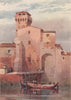 Pisa, Torre Guelfa by Alexander Murray. Italy 1904 old antique print picture