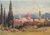 Florence from the Boboli Gardens, towards Fiesole by Alexander Murray 1904