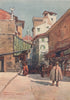 Florence, the Duomo from the Ponte Vecchio by Alexander Murray. Italy 1904