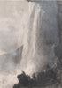 Horse-shoe fall, Niagara, Entrance to the cavern on the English side 1863