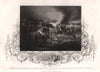 Siege of Valenciennes. Attack on the French camp at Famars. 1793. TALLIS c1855