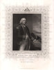 Richard, First Earl Howe (1726-1799), after Gainsborough. TALLIS c1855 print