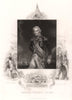 Vice Admiral Horatio Nelson. After Hoppner. TALLIS c1855 old antique print