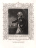 Alexander Hood, 1st Viscount Bridport (1726-1814). After Abbot. TALLIS c1855