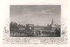 Napoleon's triumphal entry in to Milan 1796. TALLIS c1855 old antique print