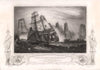 Capture of Martinique 1809. Captain Charles Napier. TALLIS c1855 old print