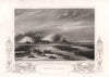 Battle of Eylau 1807. Russia. TALLIS c1855 old antique vintage print picture