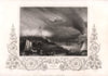 Storming of San Sebastian 1813. Peninsula War. Spain. TALLIS c1855 old print