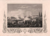 Battle of Talavera de la Reina 1809, Spain. Peninsular War. TALLIS c1855 print