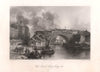 Battle of Chinkiang 1842. 1st Opium War. Zhenjiang, Jiangsu. TALLIS c1855