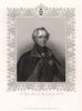 Hugh Gough, 1st Viscount Gough, K.C.B. TALLIS c1855 old antique print picture
