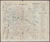 BERLIN antique town plan city map. Germany. BRADSHAW 1892 old