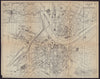 DRESDEN antique town plan city map. Germany. BRADSHAW 1892 old