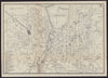 GENEVA GENÈVE GENF antique town plan city map. Switzerland. BRADSHAW 1892