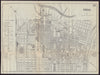 TURIN TORINO antique town plan city map. Italy. BRADSHAW 1892 old