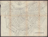 AMSTERDAM antique town plan city map. Netherlands. BRADSHAW 1893 old
