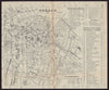 BERLIN antique town plan city map. Germany. BRADSHAW 1893 old