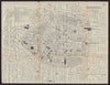 BRUSSELS BRUSSEL BRUXELLES antique town plan city map. Belgium. BRADSHAW 1893