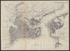 CONSTANTINOPLE / ISTANBUL antique town plan city map. Turkey. BRADSHAW 1893